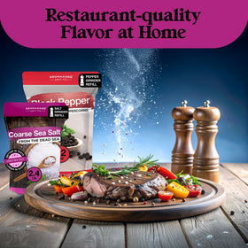 Aromasong Dead Sea salt crystals in bulk for richer flavor
