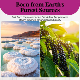 Aromasong Dead Sea salt bulk 5 lb, mineral-rich and versatile for cooking.