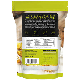 Aromasong Dead Sea Salt vegan-friendly and gluten-free for diverse diets.