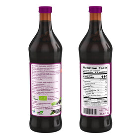 Aronia Original Germany production image reflects controlled organic farming.