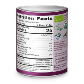 Aronia Original powder on porridge, enhances flavor and fiber.
