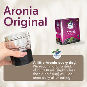 Aronia Original travel-pack bottle for on-the-go daily wellness.