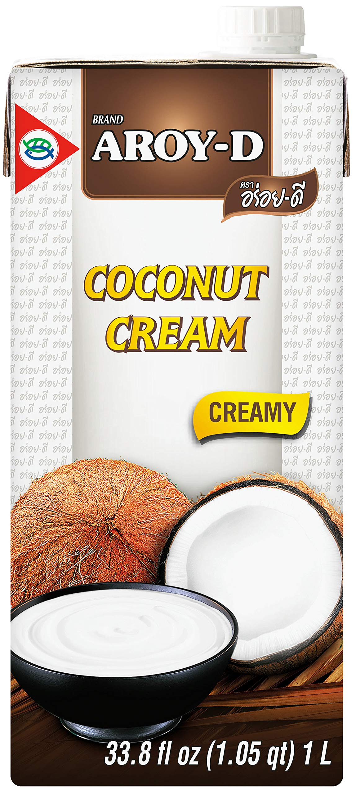 Aroy-D six-pack display helps stock versatile coconut cream.