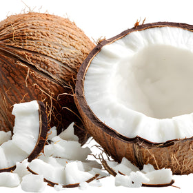 Aroy-D coconut meat can on pantry shelf, gluten-free and vegan-friendly