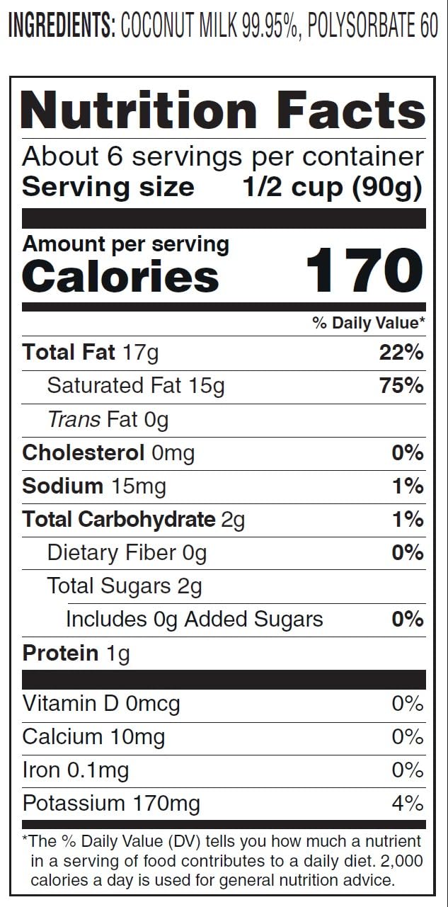 Aroy-D six-pack of coconut milk cartons for vegan and dairy-free cooking