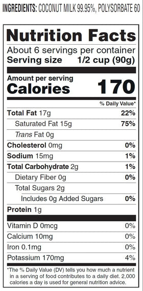 Aroy-D six-pack of coconut milk cartons for vegan and dairy-free cooking