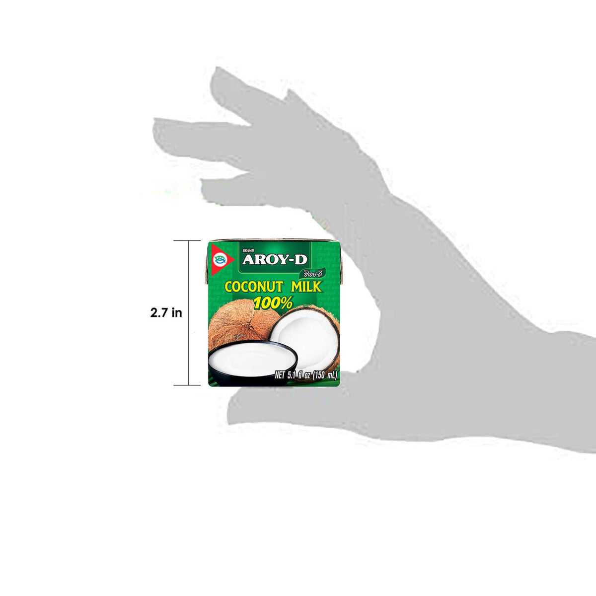 Aroy-D six-pack mini coconut milk cartons for quick, mess-free cooking.