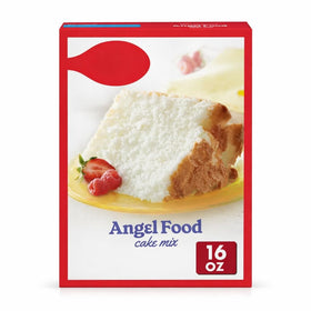 ARPANDEPOT angel food cake mix box front for quick at-home baking