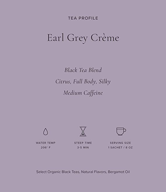 Art of Tea bergamot oil fragrance adds citrus lift to tea.