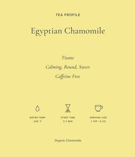 Art of Tea caffeine-free chamomile tea bags ideal for bedtime relaxation.