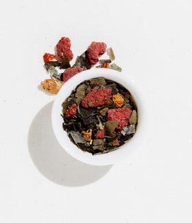 Art of Tea jasmine green cup steaming at 206F for precise brewing