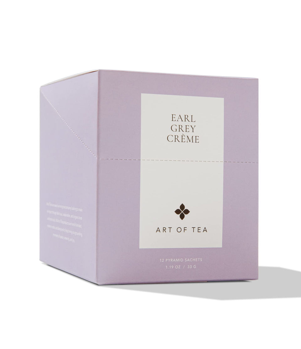 Art of Tea Earl Grey Creme sampler front view, ideal for exploring the flavor range.