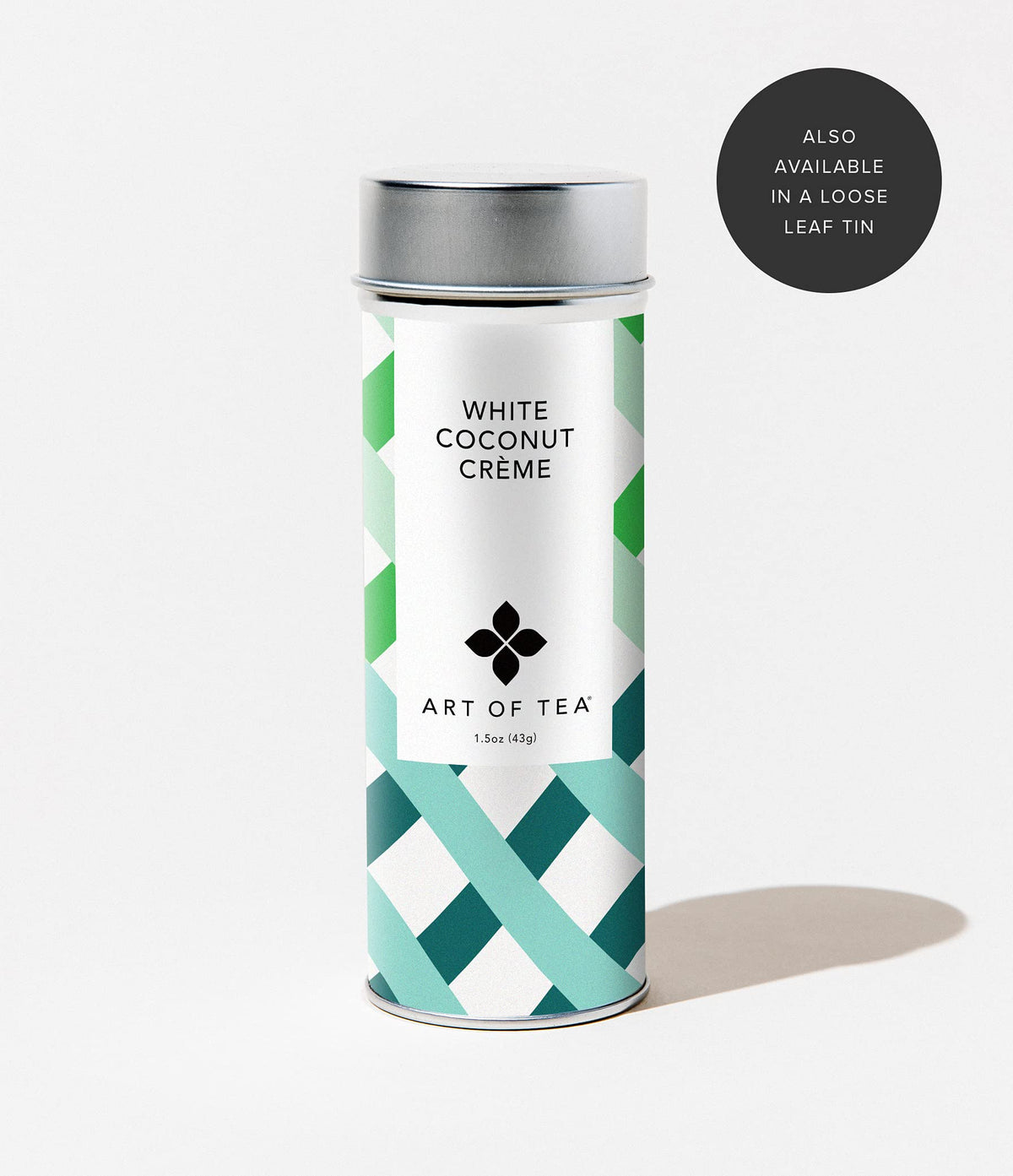 Art of Tea hot brew with creamy coconut aroma.