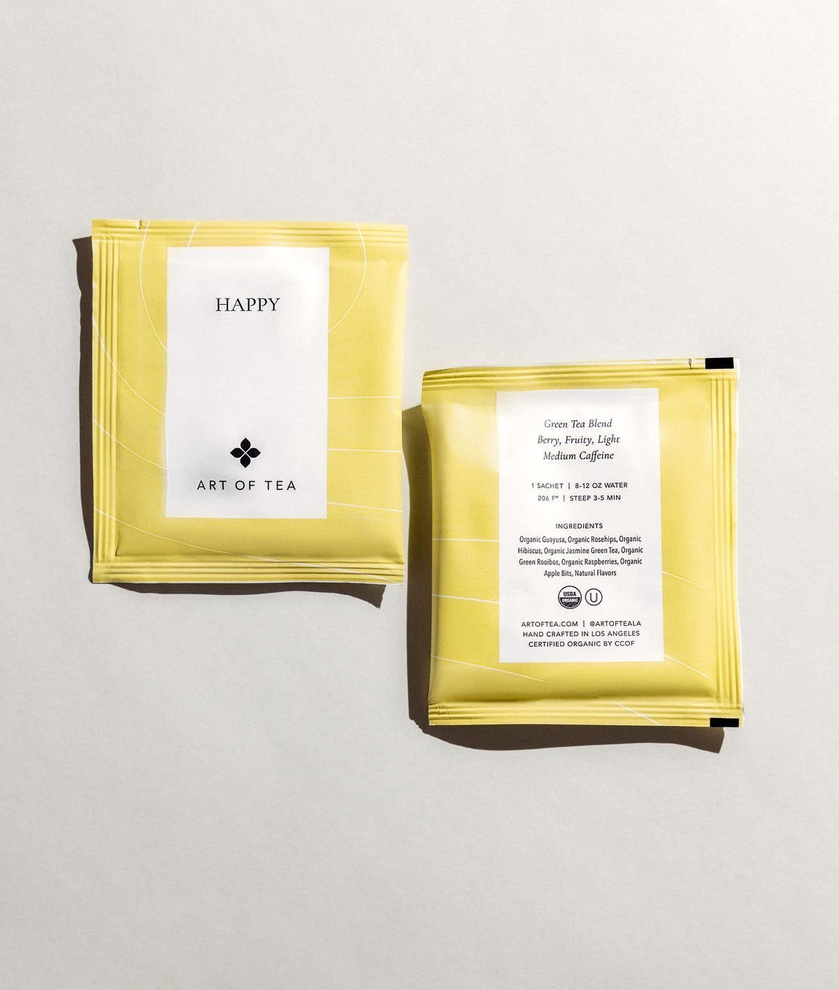 Art of Tea single-wrapped sachets keep flavor fresh for travel-friendly brewing