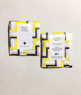 Art of Tea individually wrapped sachets preserve freshness and aroma.