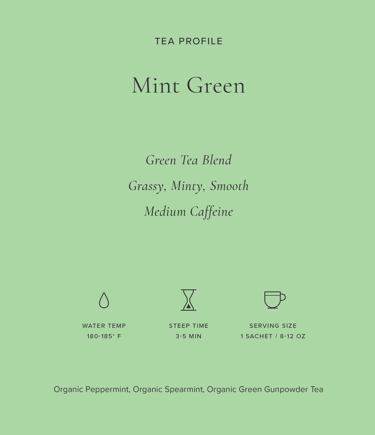 Art of Tea organic peppermint and spearmint ingredients – natural and additive-free