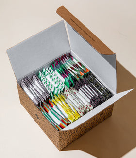 Art of Tea signature sachets wrapped for freshness and on-the-go brewing.