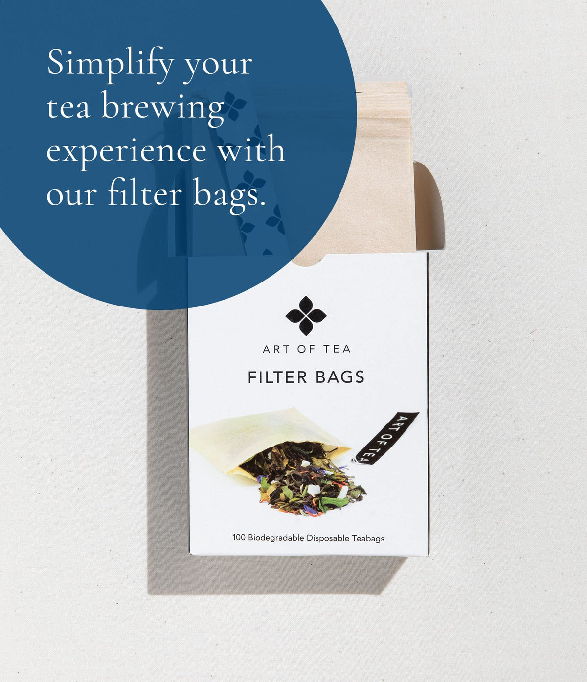 Art of Tea Sleep Tea brewing infused aroma for relaxing evenings.