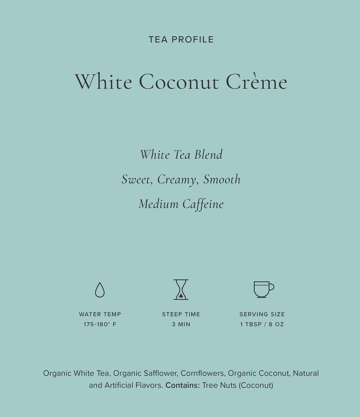 White tea leaves showcase authentic whole ingredients in the Art of Tea blend.