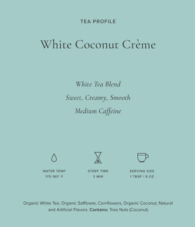 White tea leaves showcase authentic whole ingredients in the Art of Tea blend.