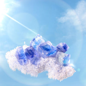 Artaguana Sapphire Blue Salt enhances desserts with subtle mineral notes.
