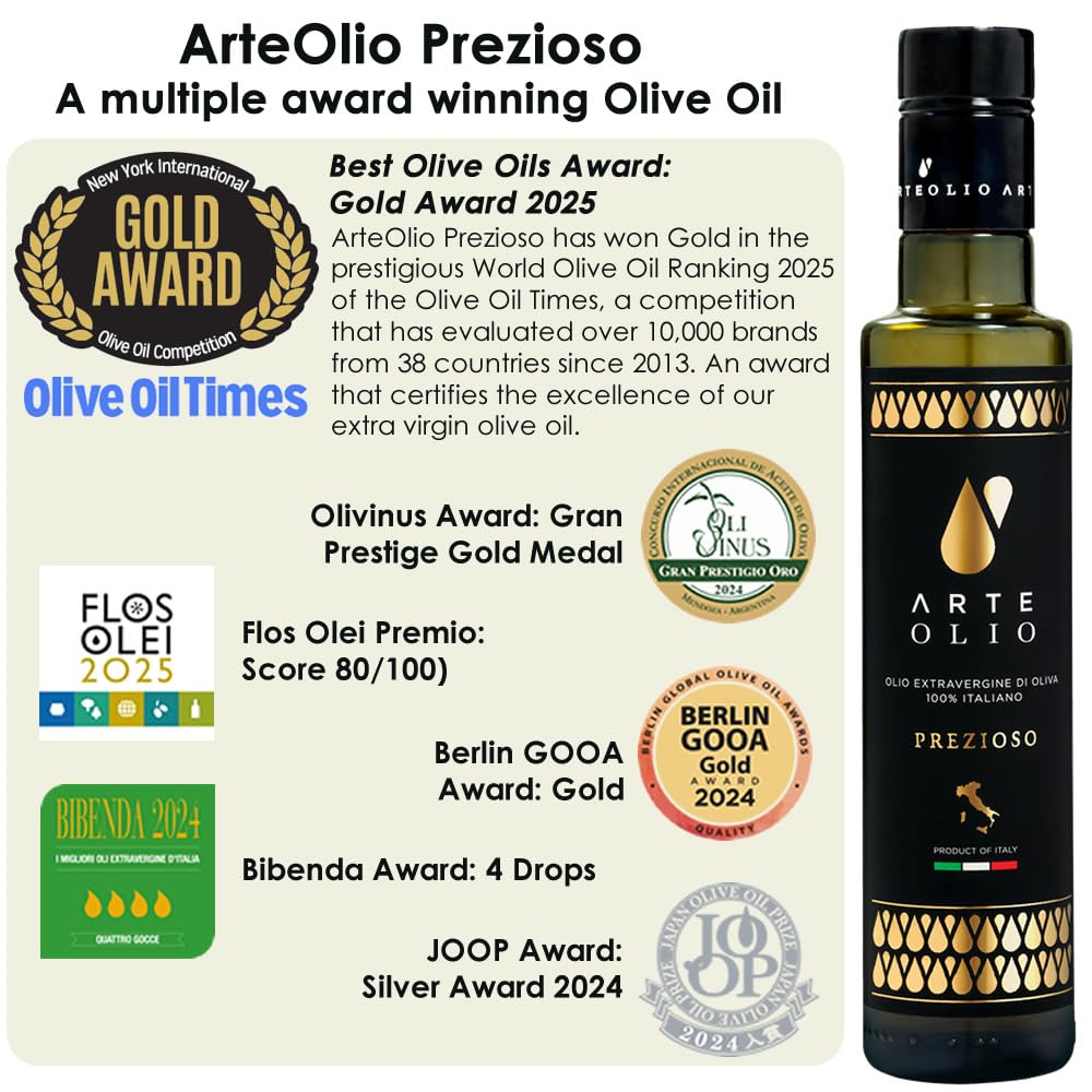 ArteOlio Prezioso olive trees harvest showing estate-grown quality