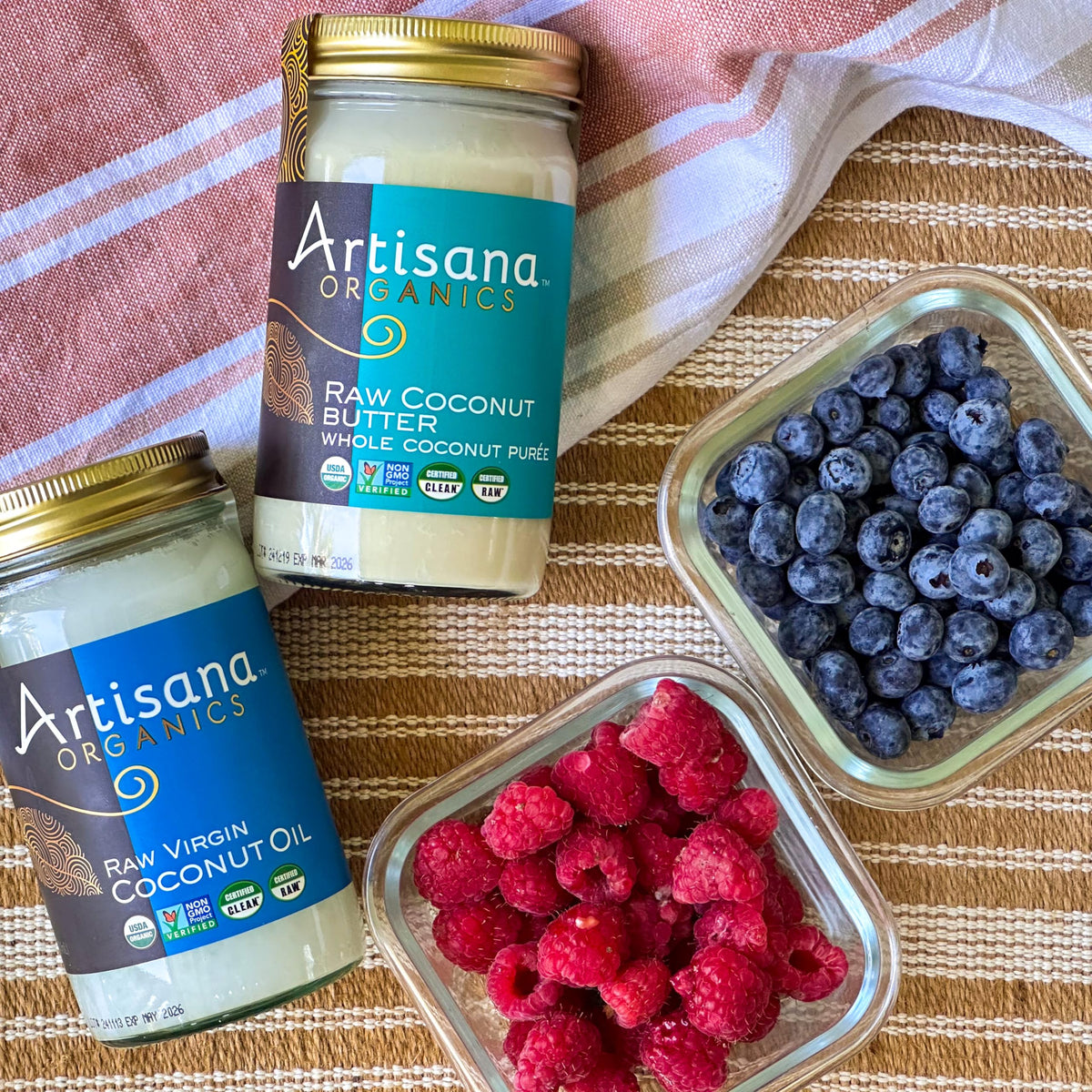 Artisana Coconut Butter ingredient-only label reassures clean single-ingredient nutrition
