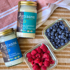 Artisana Coconut Butter ingredient-only label reassures clean single-ingredient nutrition