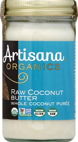 Artisana Coconut Butter pour captures rich melt-in-mouth feel for desserts