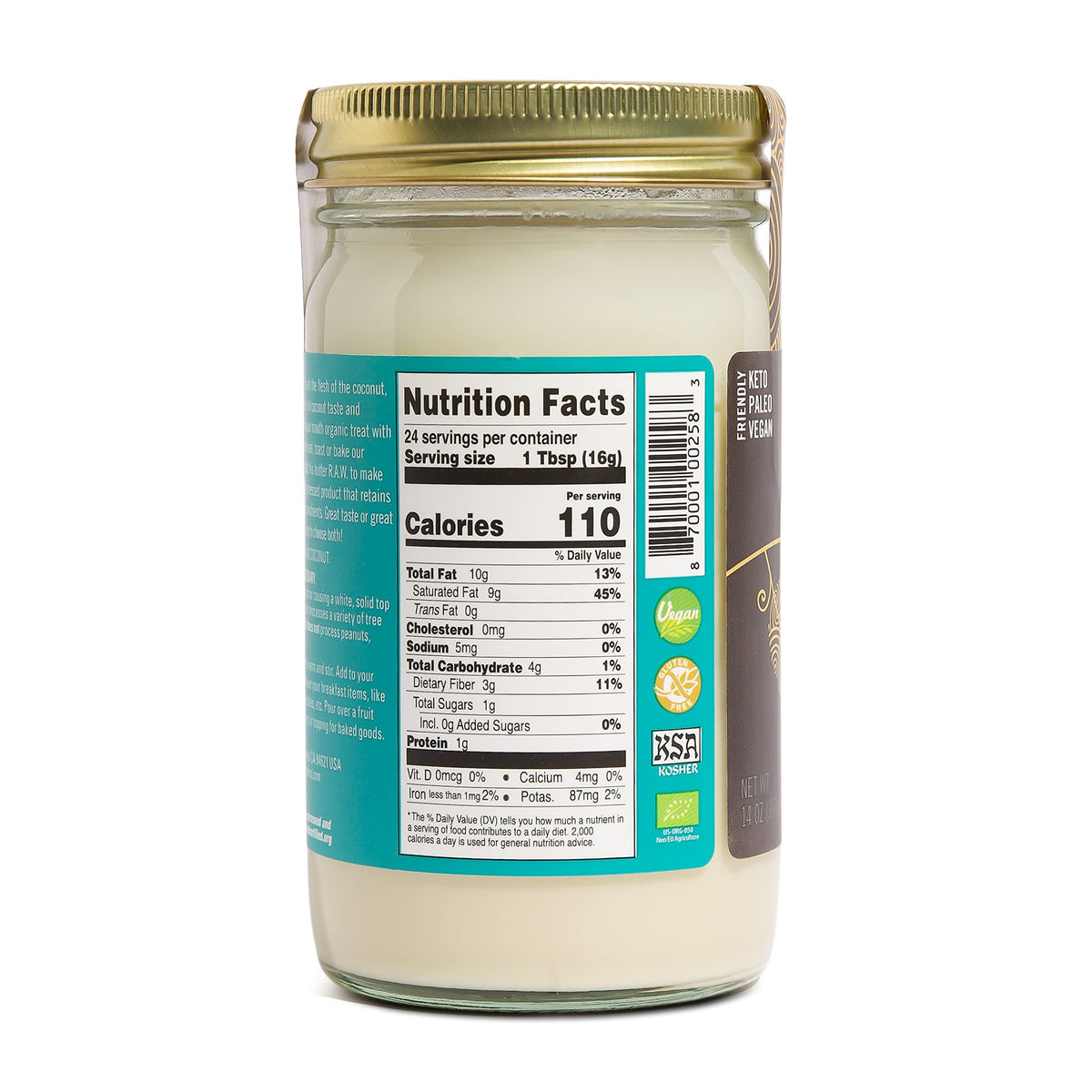 Artisana Coconut Butter spread smooth texture ideal for toast and smoothies