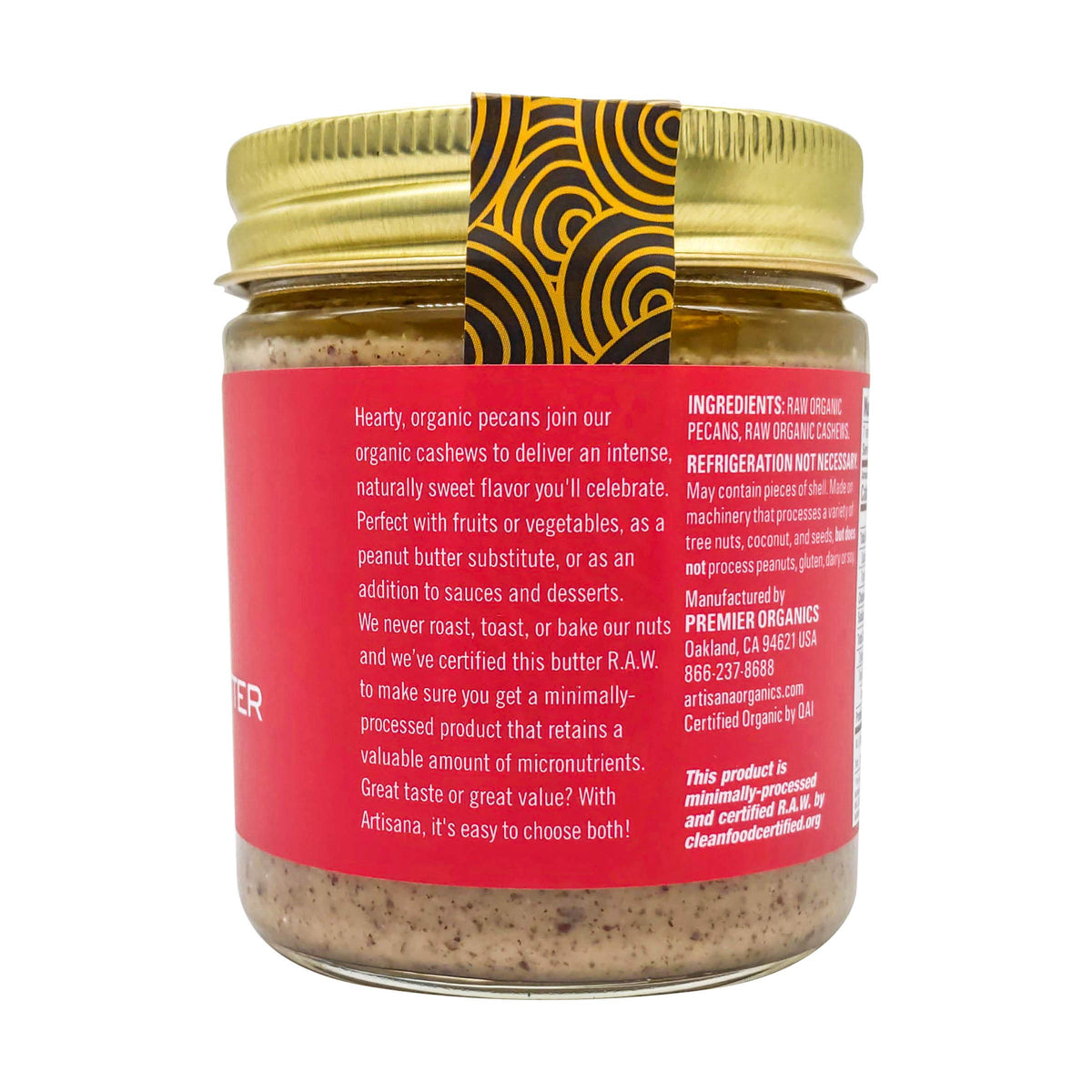 Artisana pecan butter on toast for a rich breakfast