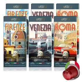Artuzzi pods stay compatible with Nespresso Original machines for easy refills.