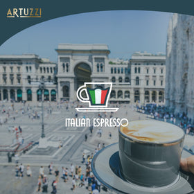 Artuzzi pods pair well with milk for a creamy decaf latte at home.