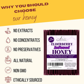 Arvoli Elderberry Honey Sticks in tea, elevating warm beverages with natural sweetness.