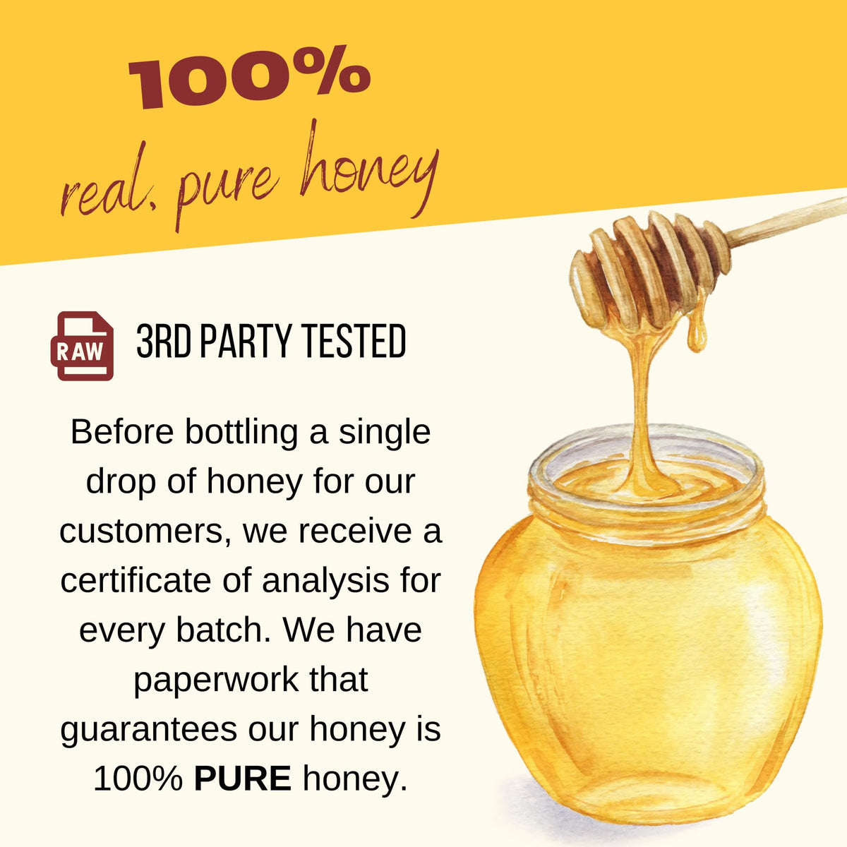 Arvoli honey pour spout cap enables simple, mess-free drizzling.