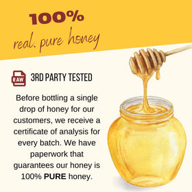 Arvoli honey pour spout cap enables simple, mess-free drizzling.