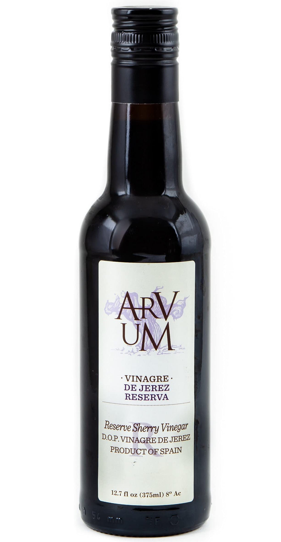 Arvum Sherry Vinegar bottle pouring to suggest dressings and marinades