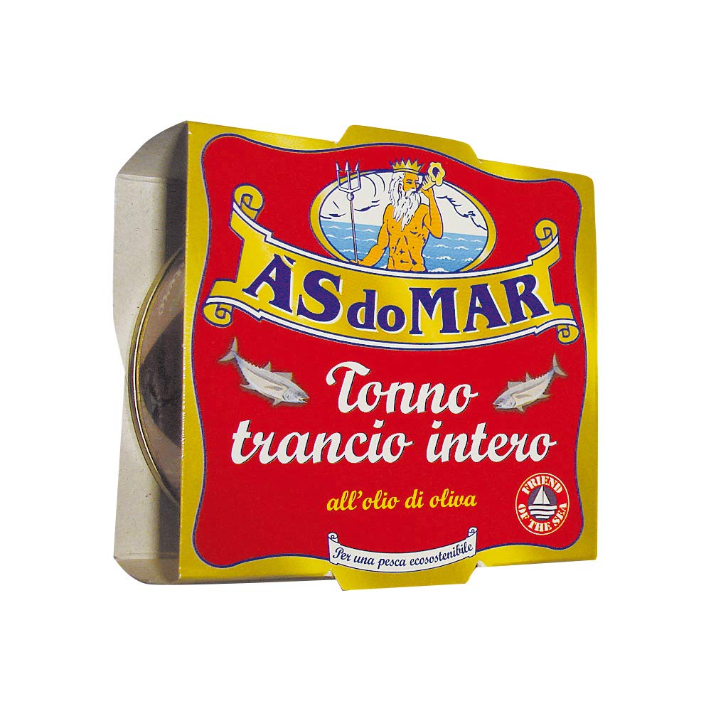 A's Do Mar tuna can 7oz 12-count display, convenient pantry staple for quick meals