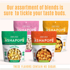 AshaPops gluten-free badge by packaging signals allergen-free snacking