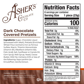 Asher's Chocolates gourmet sweet and salty pretzels for sharing and gifting.