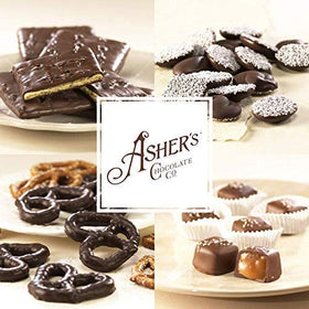 Asher's pretzels deliver a crunchy bite with a creamy chocolate finish.