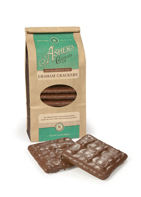 7.15 oz branded coffee bag packaging from Asher's Chocolates