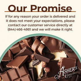 Asher's Chocolates hostess gift-ready packaging ideal for celebrations