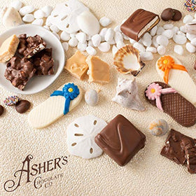 Asher's Chocolates sharing-snack setup makes a versatile party favorite.