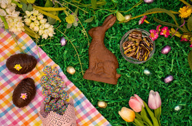 Small-batch Asher's chocolate for a premium Easter moment.