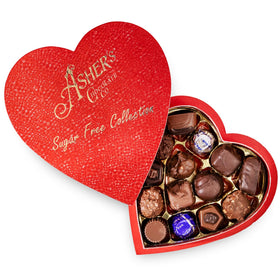 Kosher-certified sugar-free chocolates from Asher's.
