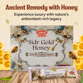 Ashraf Naturals Sidr Gold Honey Sticks single-serve sachets ideal for travel
