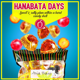 Asia Trans Golden Plum Crack Seed Drops glossy candy shell ready for on-the-go snacking.