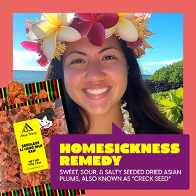 Asia Trans Kona packaging, authentic Hawaiian-style snack from Kona, Hawaii.