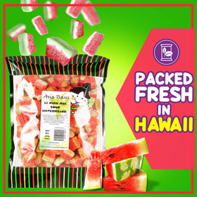 Packaging design highlights Hawaii origin and island snack vibes.